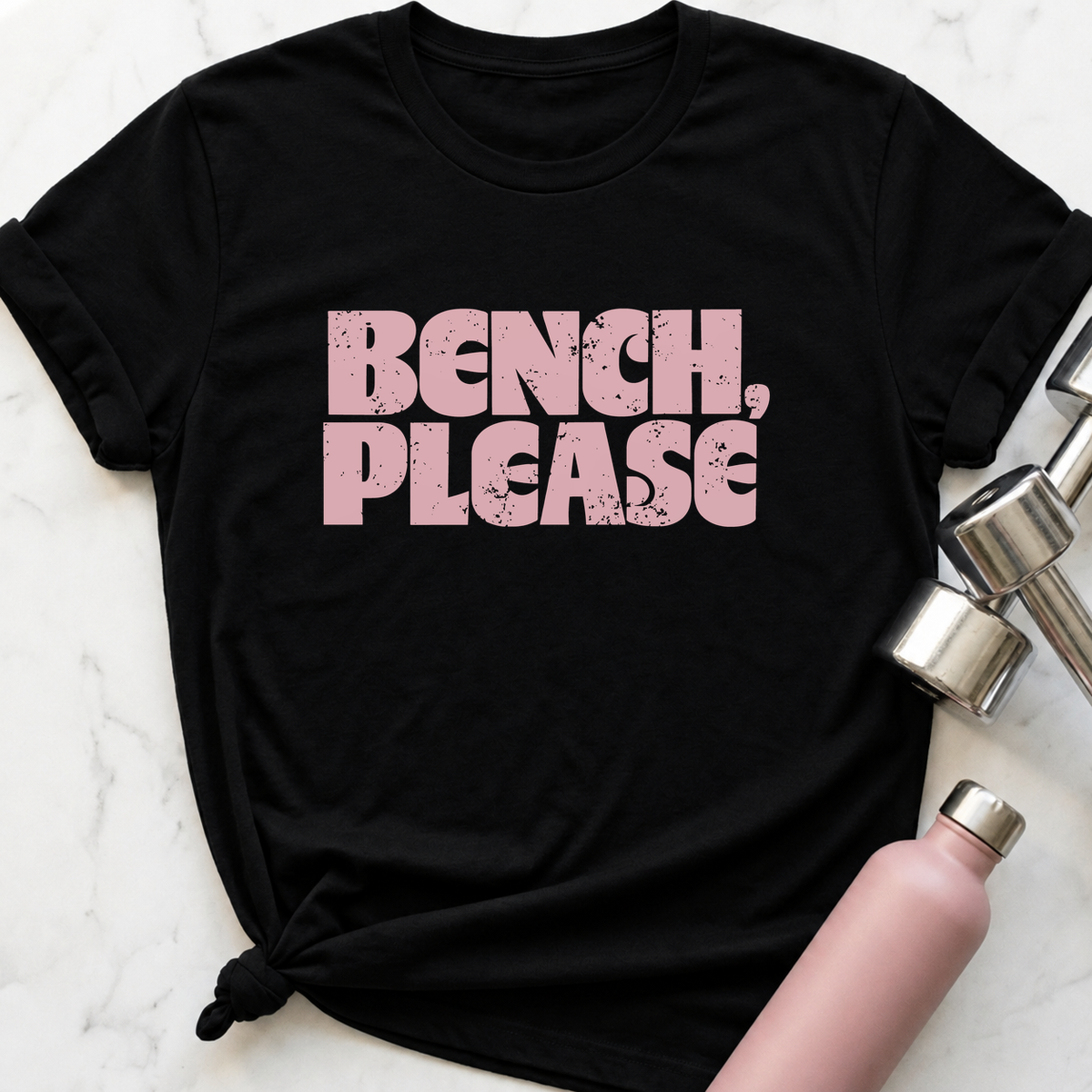 Bench, Please T-Shirt — Black
