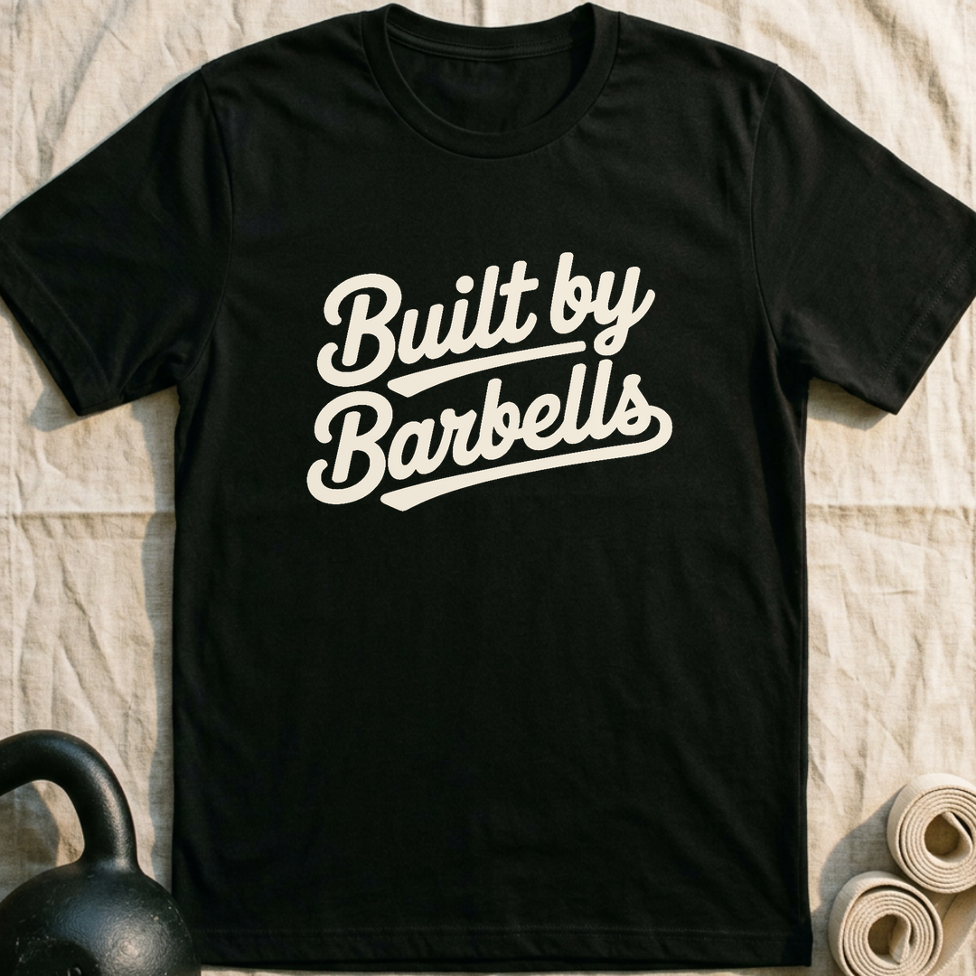 Built By Barbells T-Shirt — Black