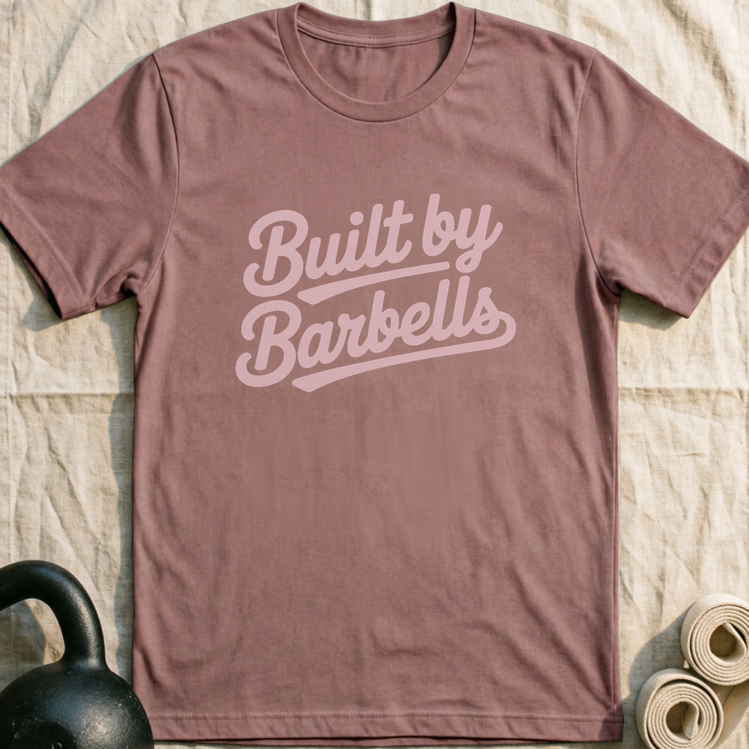 Built By Barbells T-Shirt — Mauve