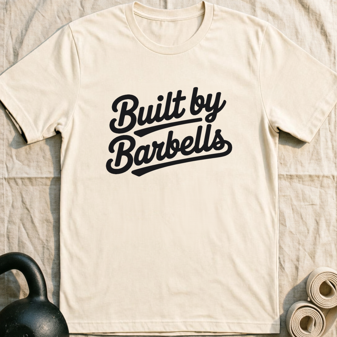Built By Barbells T-Shirt — Natural