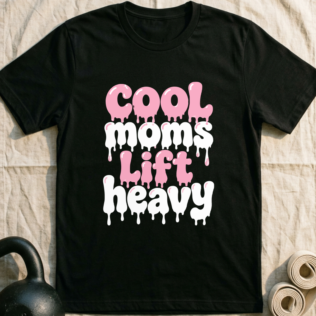 Cool Moms Drip T-Shirt — Black