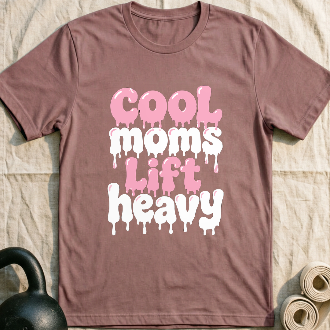 Cool Moms Drip T-Shirt — Mauve