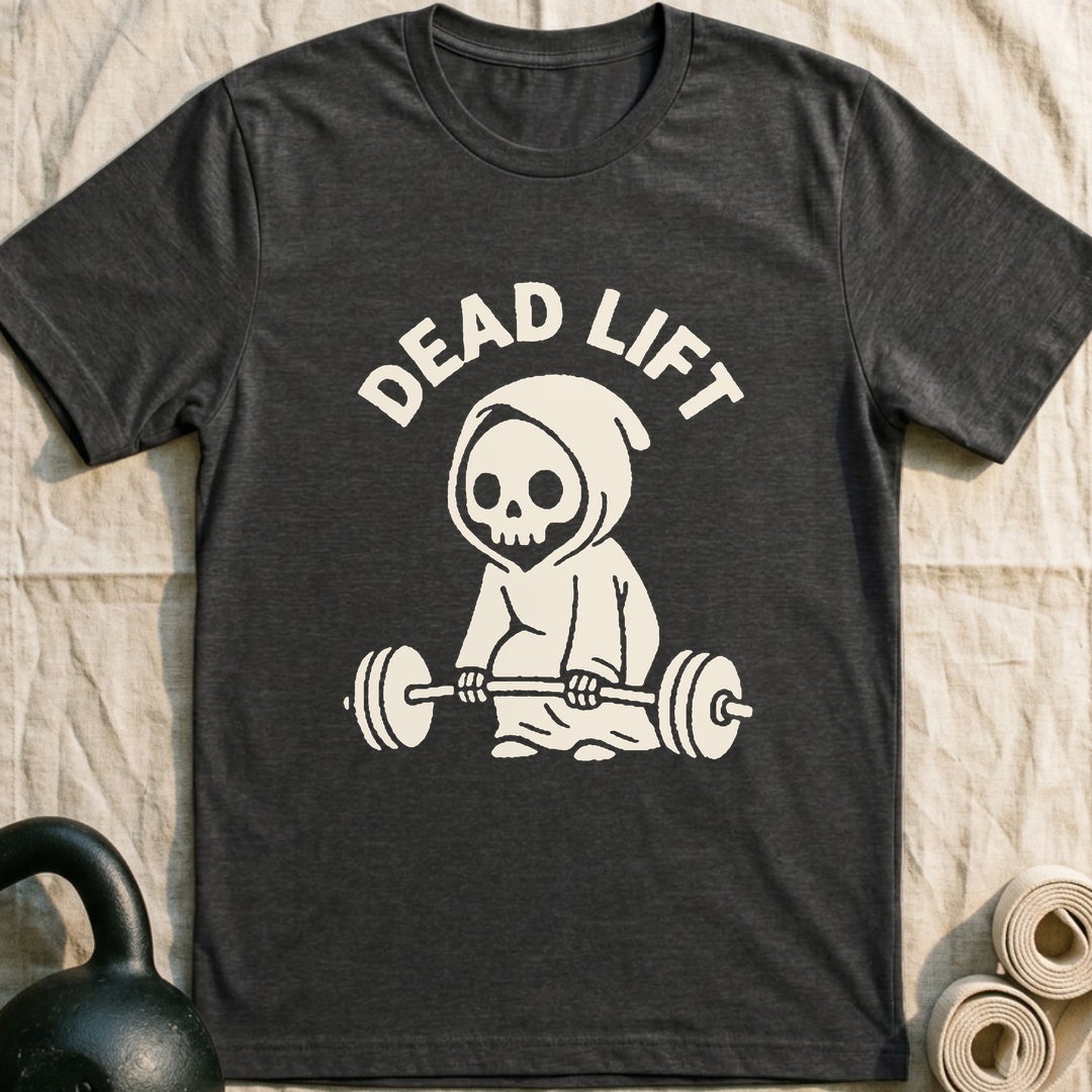 Dead Lift T-Shirt — Dark Grey Heather