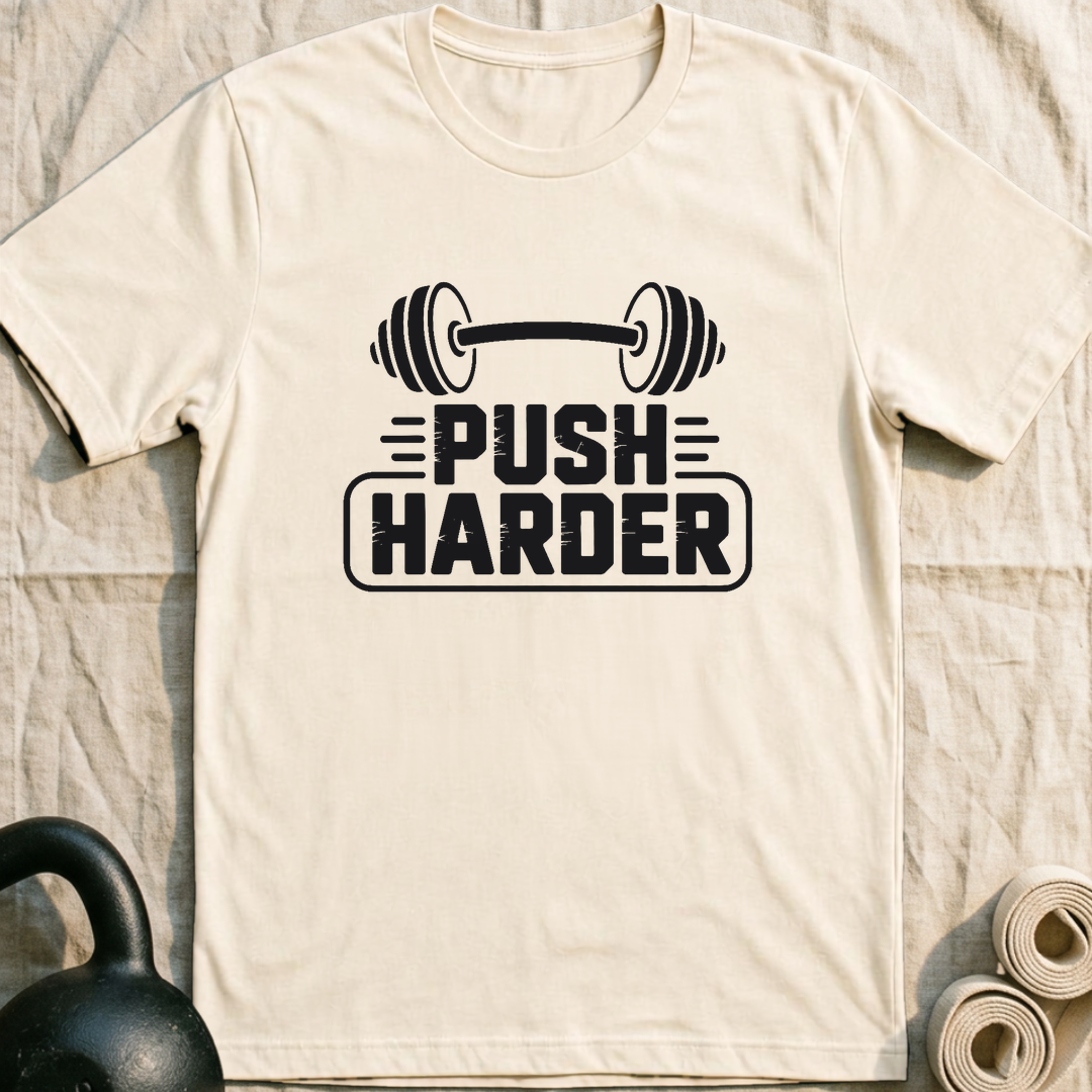 Push Harder T-Shirt — Natural