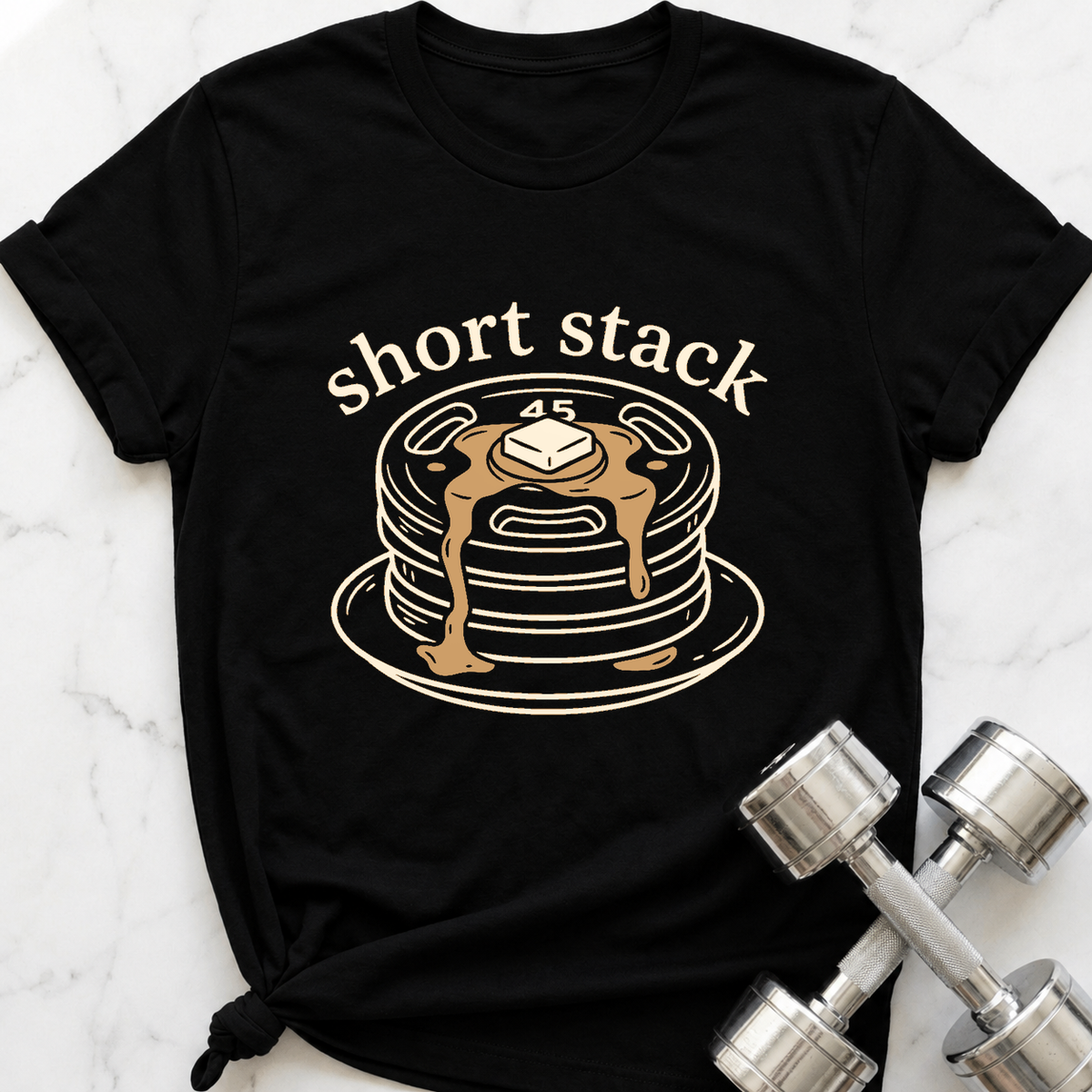 Short Stack T-Shirt — Black