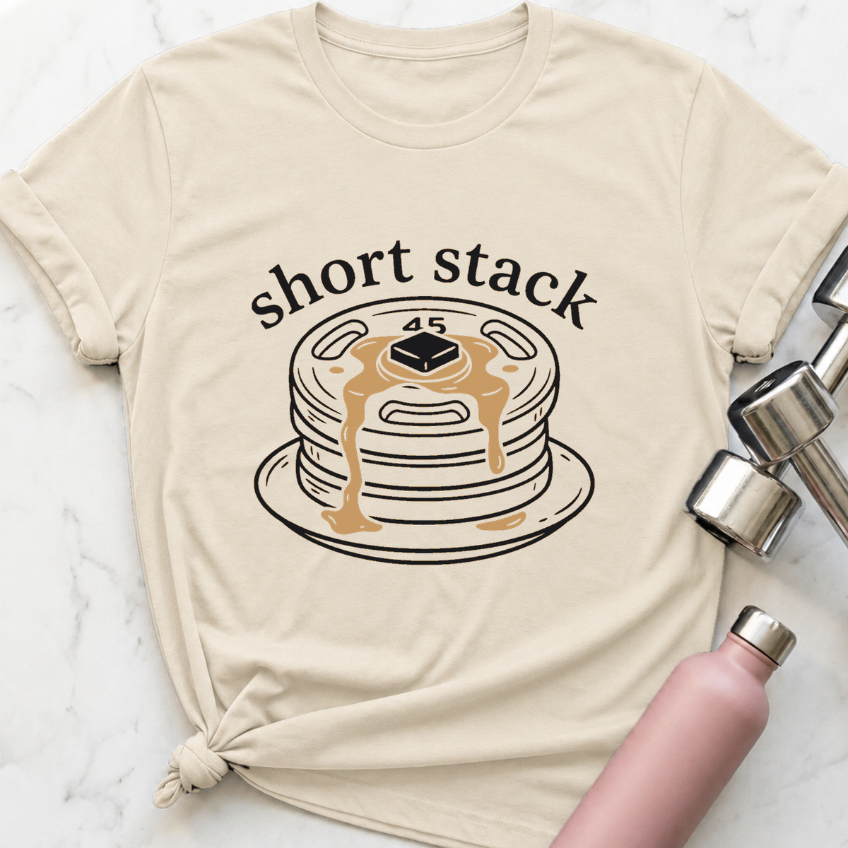 Short Stack T-Shirt — Natural