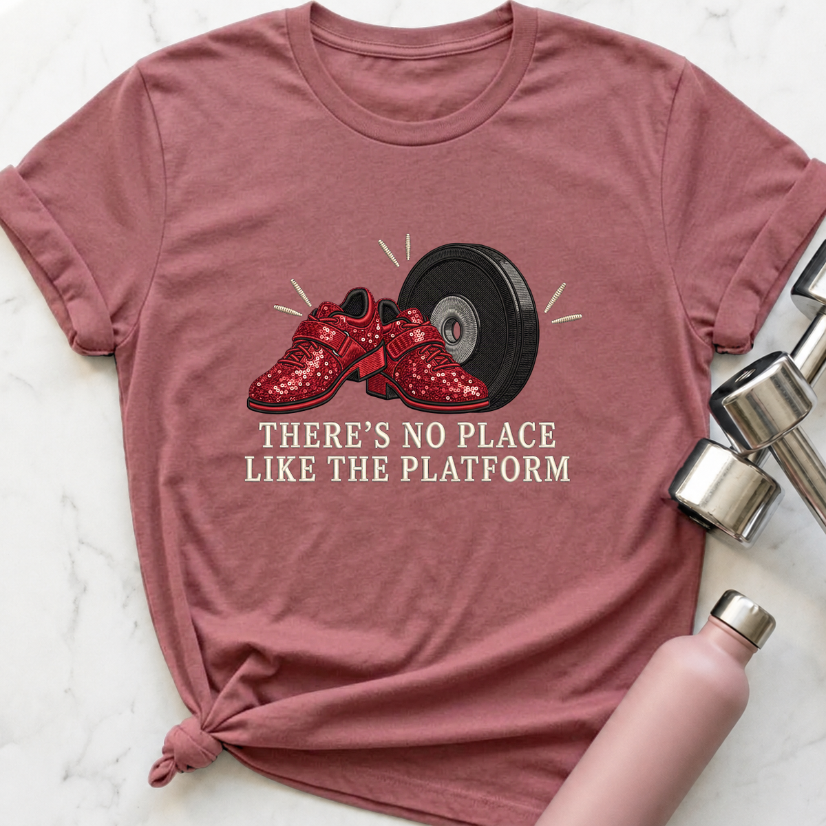 No Place Like the Platform T-Shirt — Mauve