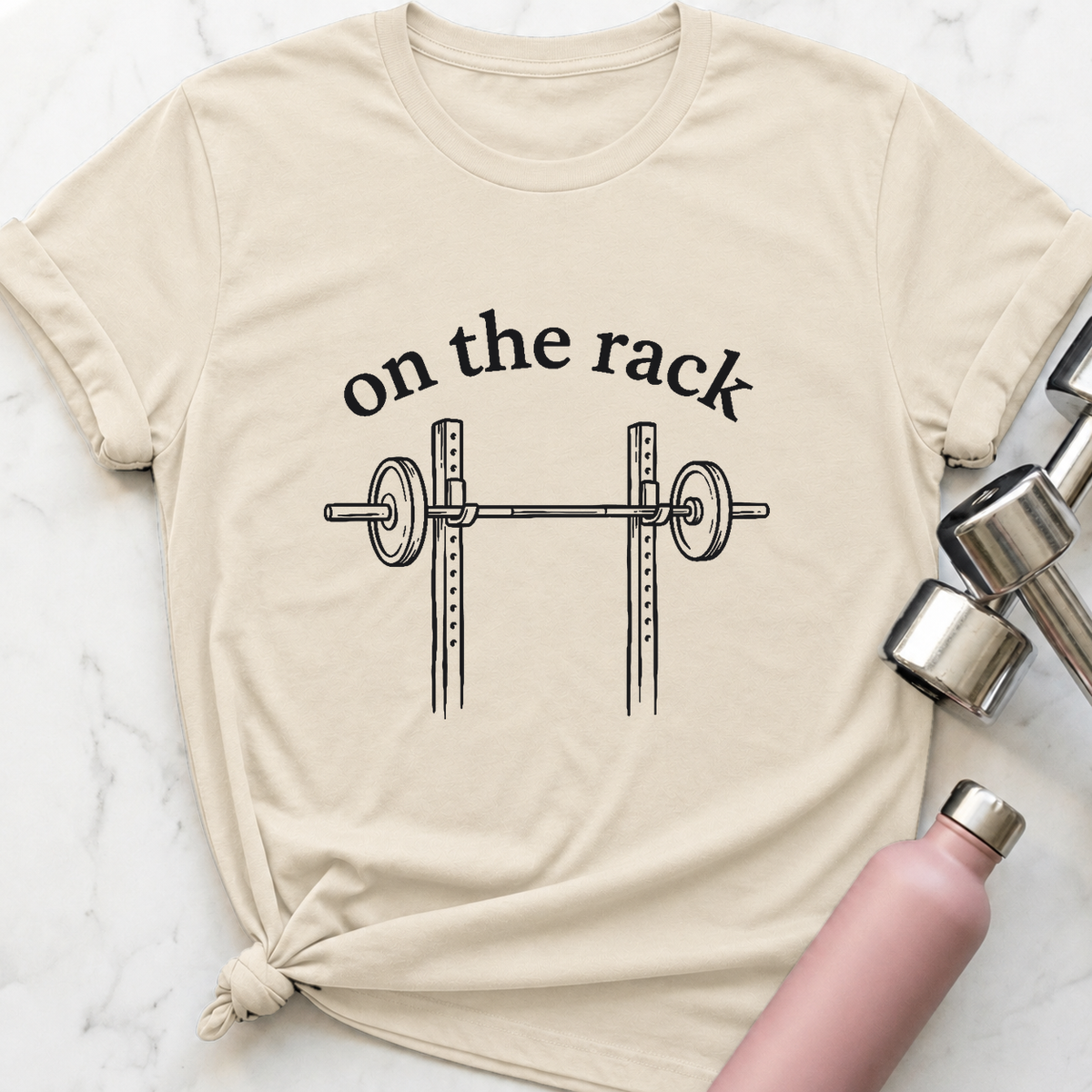 On The Rack T-Shirt — Natural