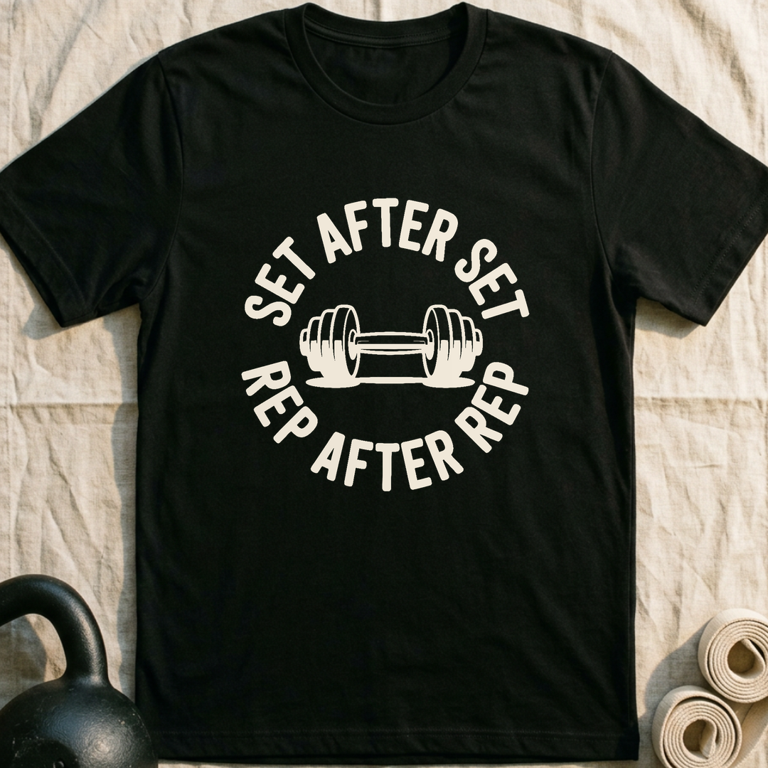 Set After Set T-Shirt — Black