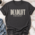 Deadlift Energy T-Shirt — Dark Grey Heather