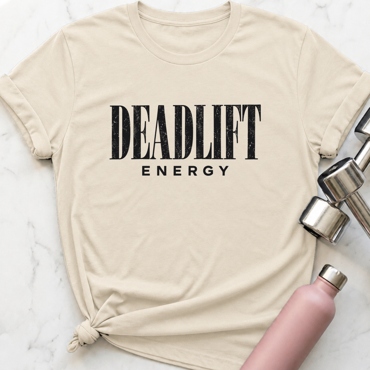 Deadlift Energy T-Shirt — Natural