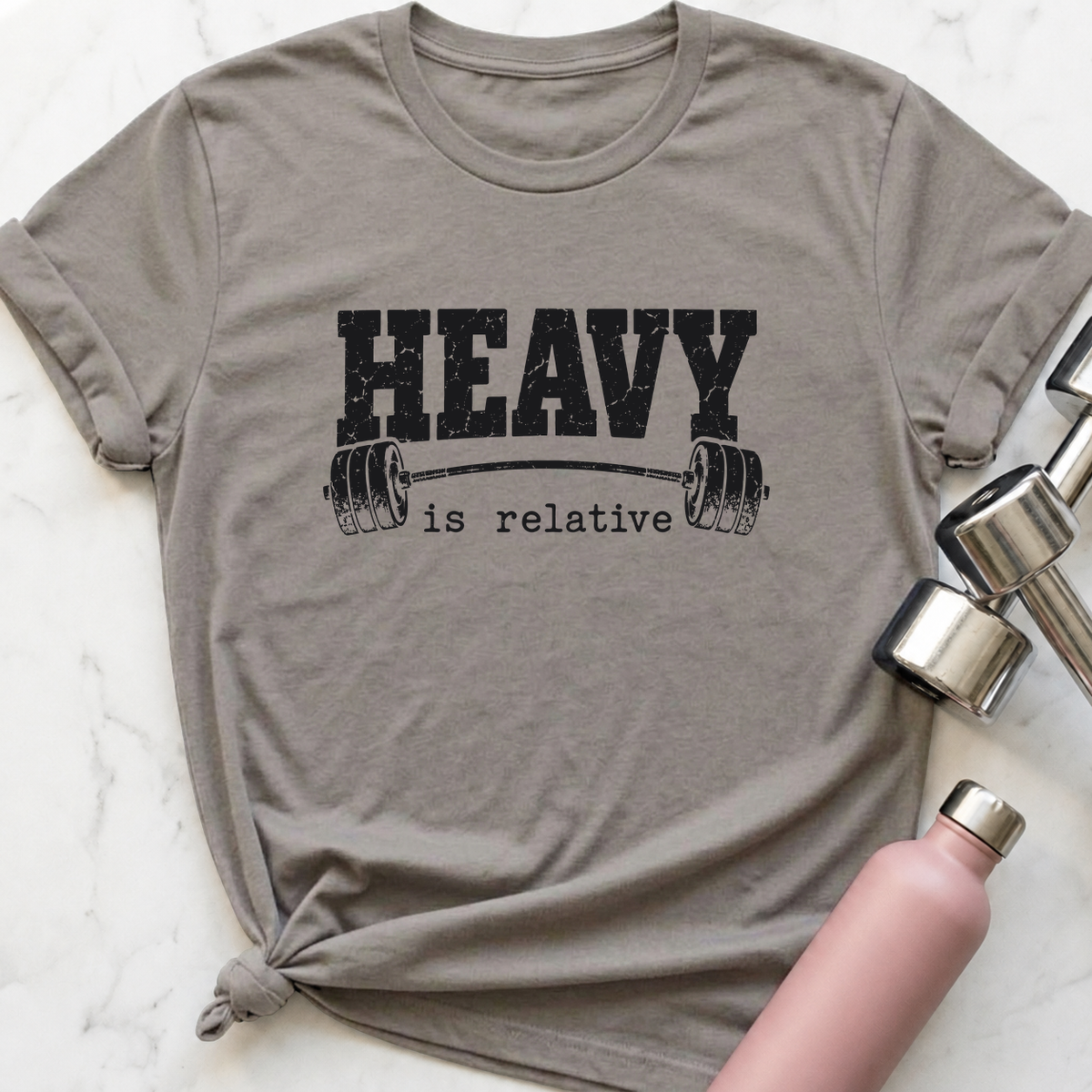 Heavy Is Relative T-Shirt — Athletic Heather