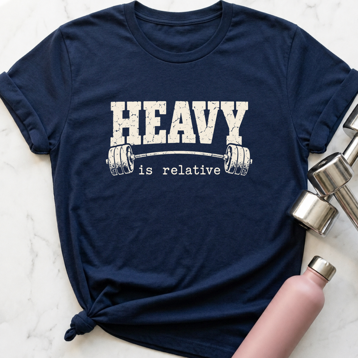 Heavy Is Relative T-Shirt — Navy
