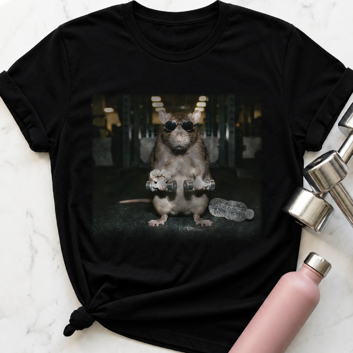 Gym Rat T-Shirt — Black