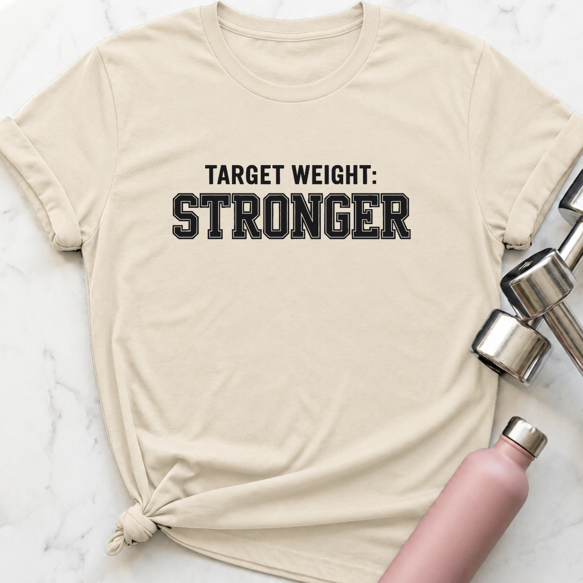 Target Weight Stronger T-Shirt — Natural