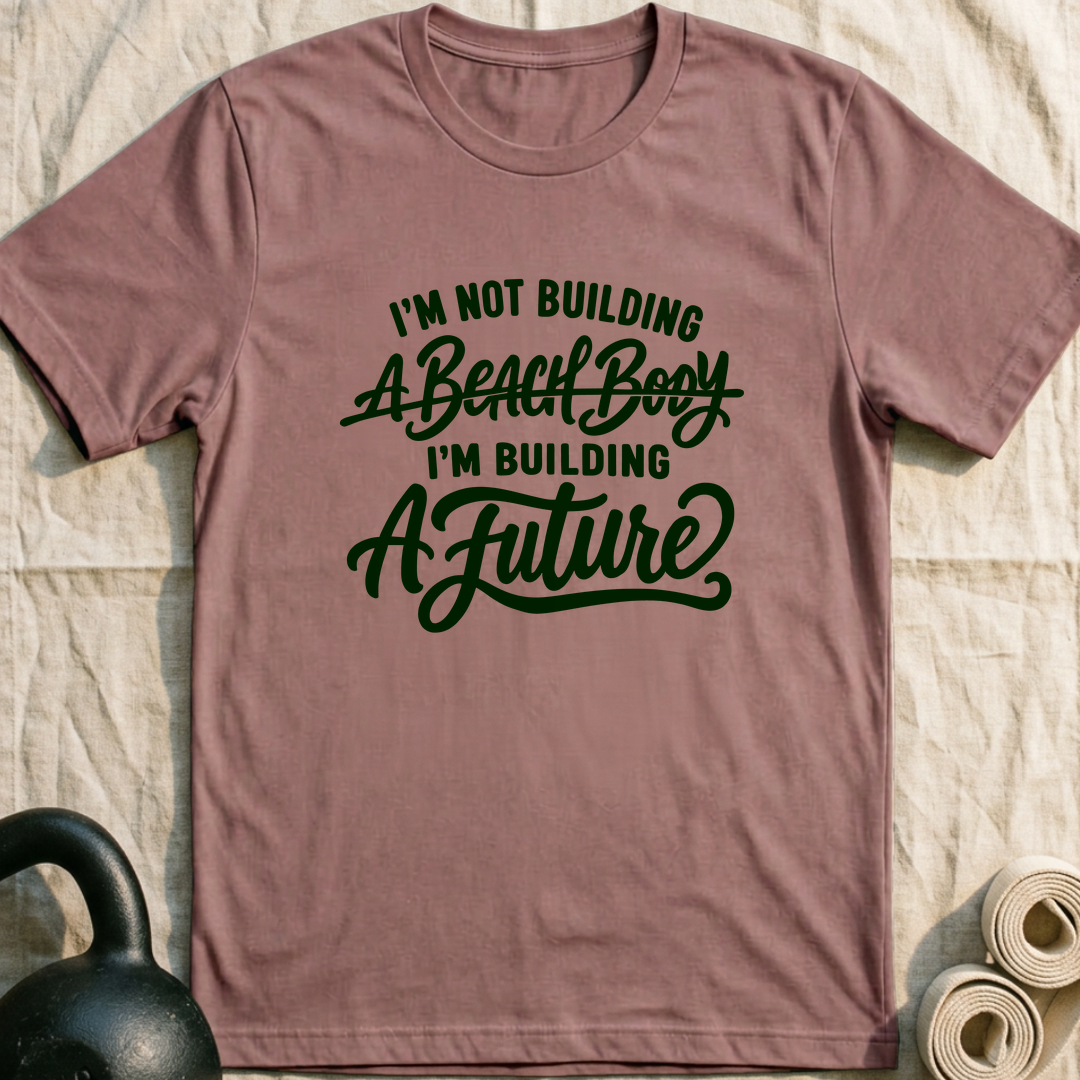 Building A Future T-Shirt — Mauve