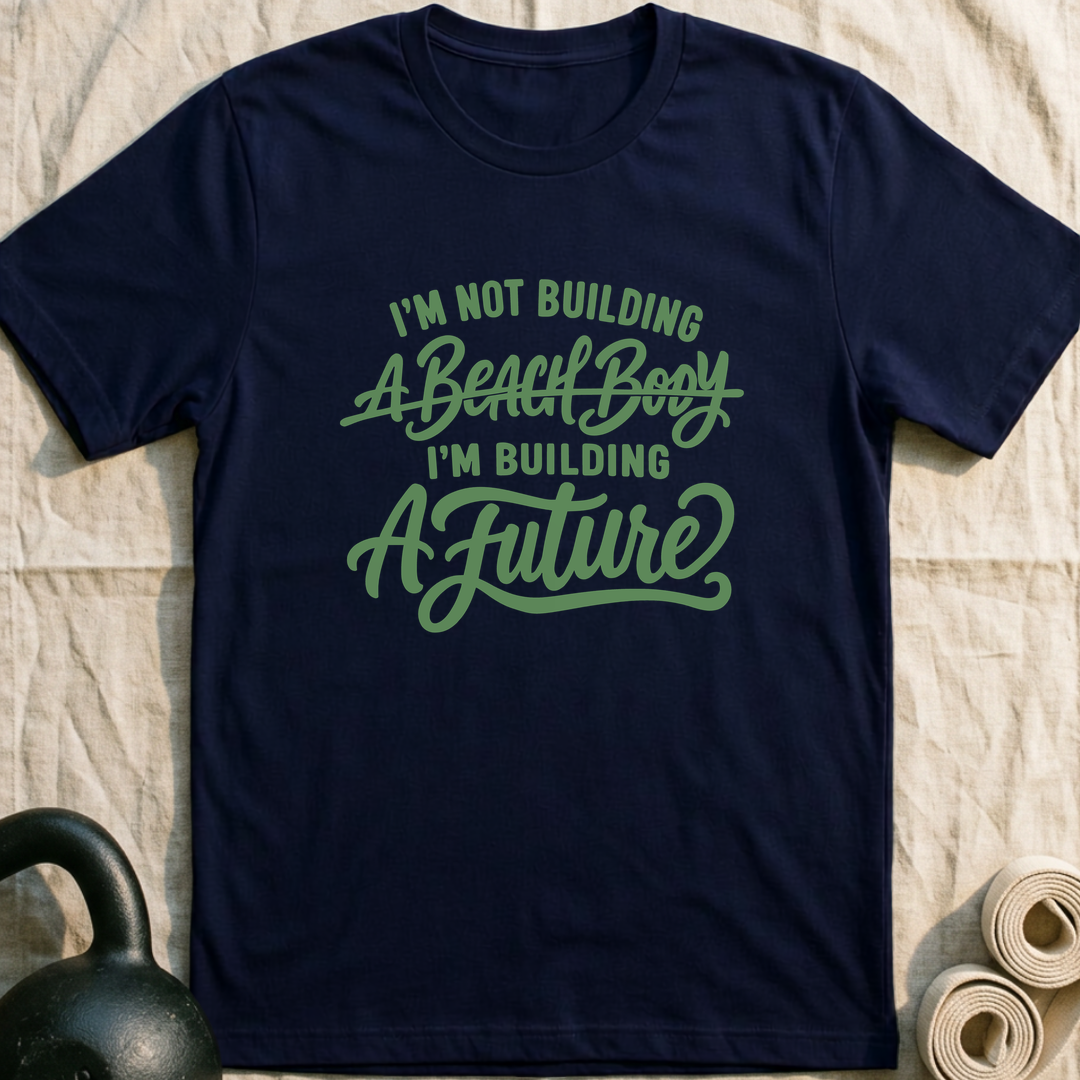 Building A Future T-Shirt — Navy