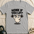 Honk If You Lift T-Shirt — Athletic Heather