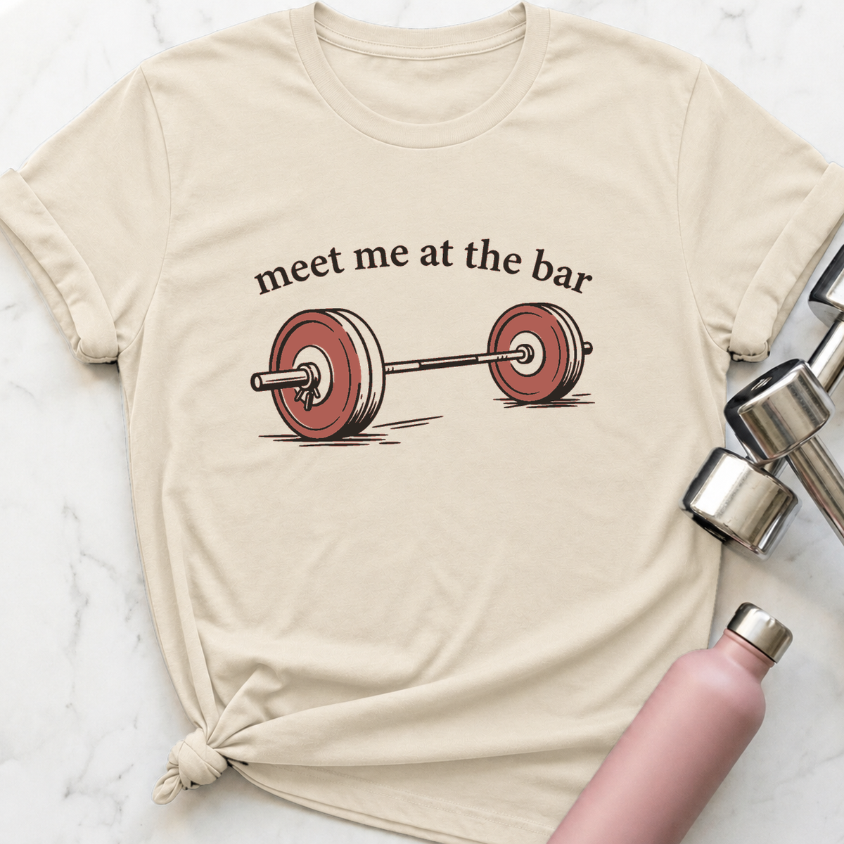 Meet Me At The Bar T-Shirt — Natural