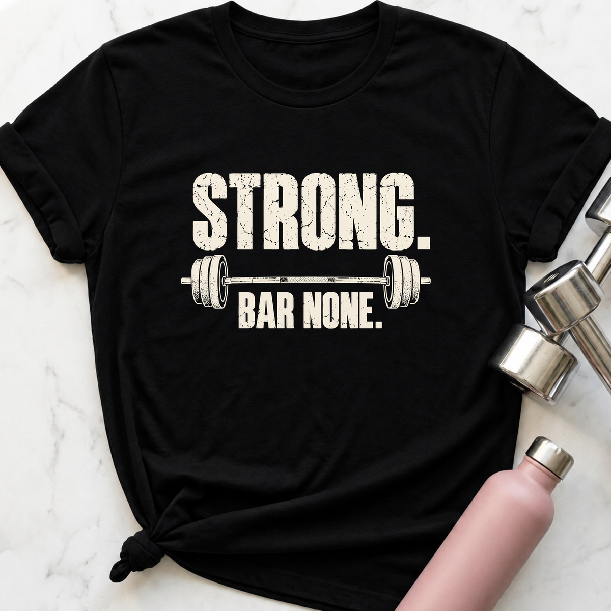Strong Bar None T-Shirt — Black