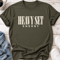 Heavy Set Energy T-Shirt — Military Green