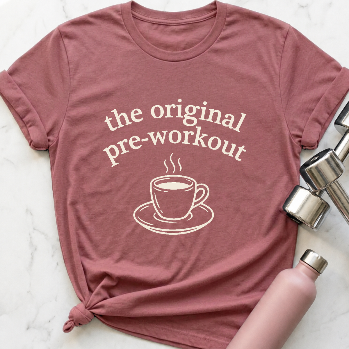 The Original Pre-Workout T-Shirt — Mauve
