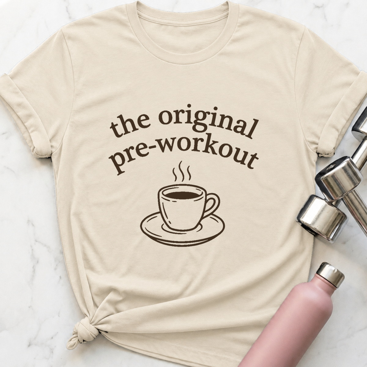 The Original Pre-Workout T-Shirt — Natural