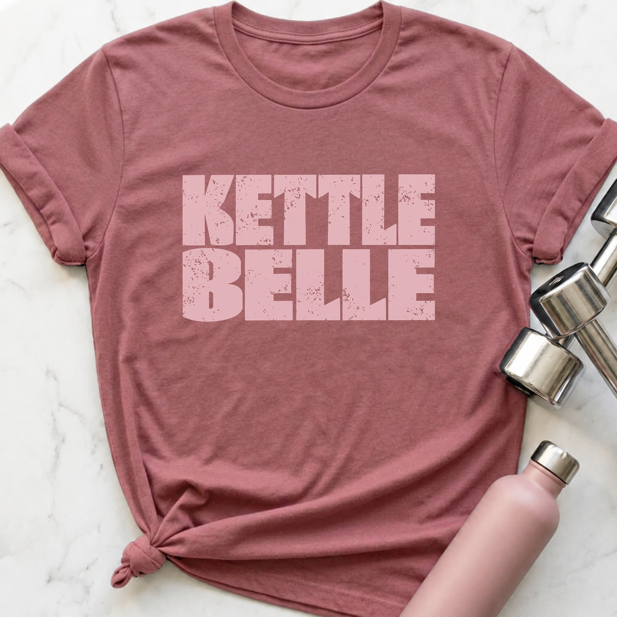 Kettle Belle T-Shirt — Mauve