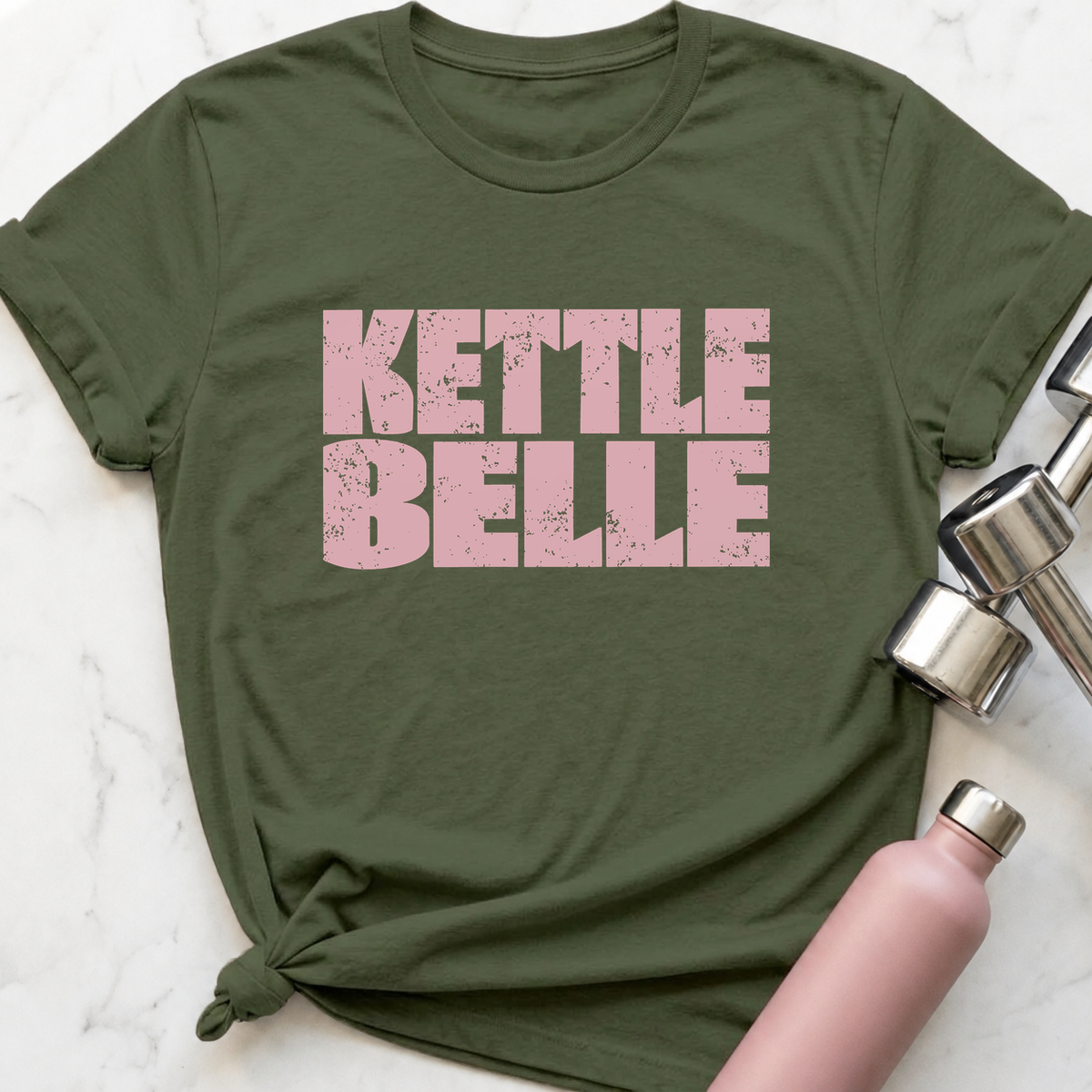 Kettle Belle T-Shirt — Military Green