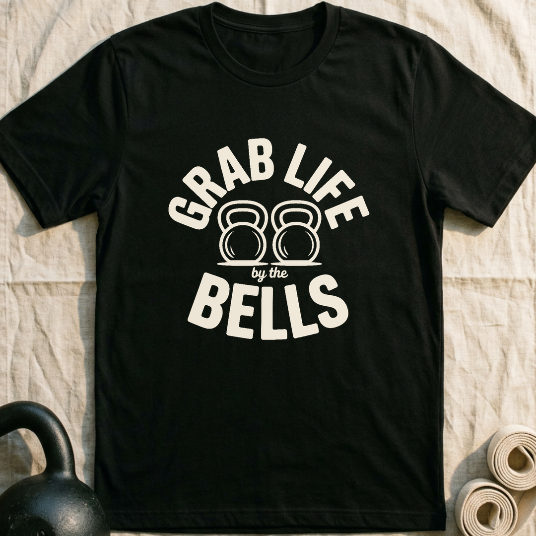Grab Life By The Bells T-Shirt — Black