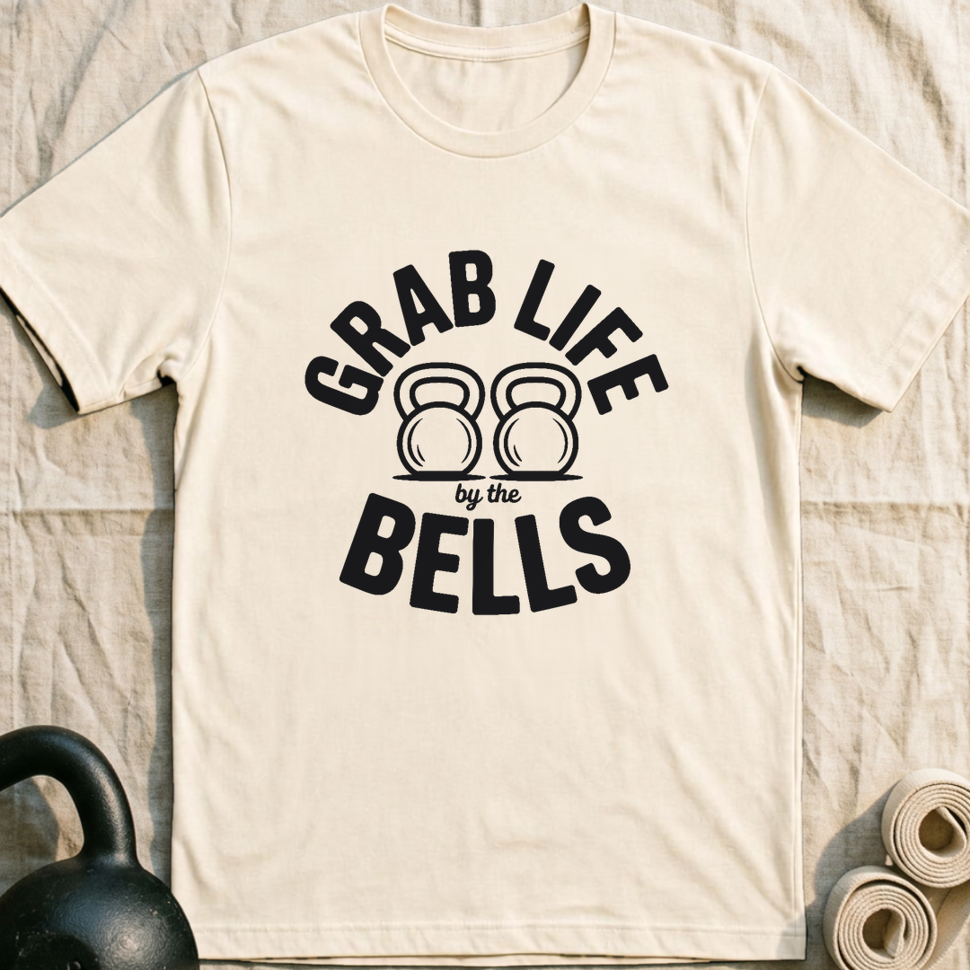 Grab Life By The Bells T-Shirt — Natural