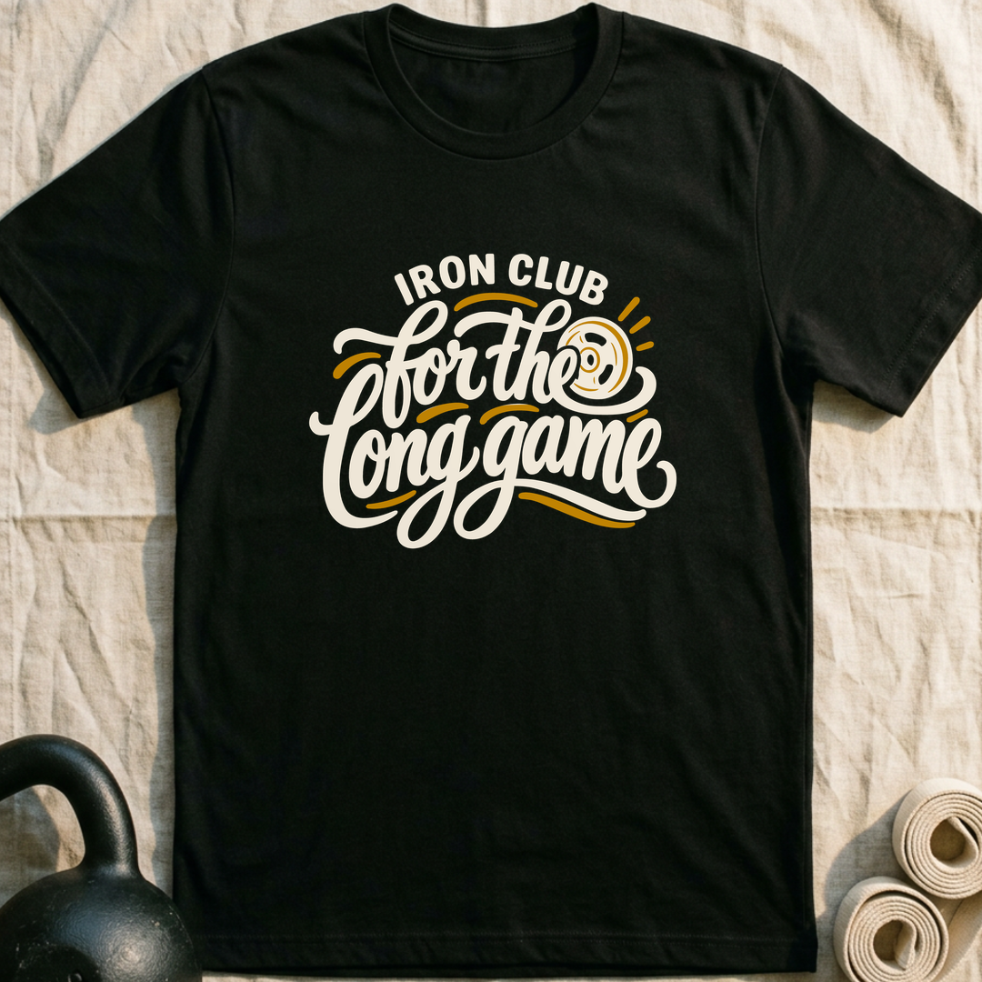 For The Long Game T-Shirt — Black