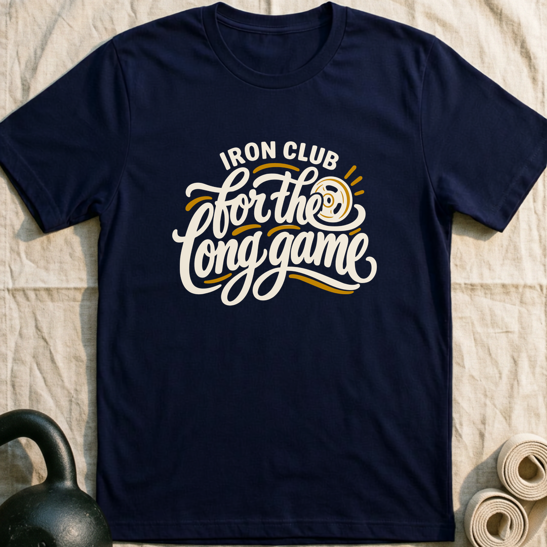 For The Long Game T-Shirt — Navy