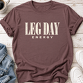Leg Day Energy T-Shirt — Mauve