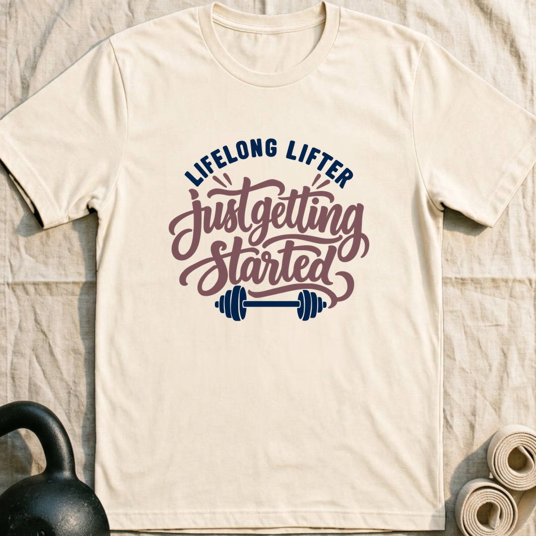 Lifelong Lifter T-Shirt — Natural