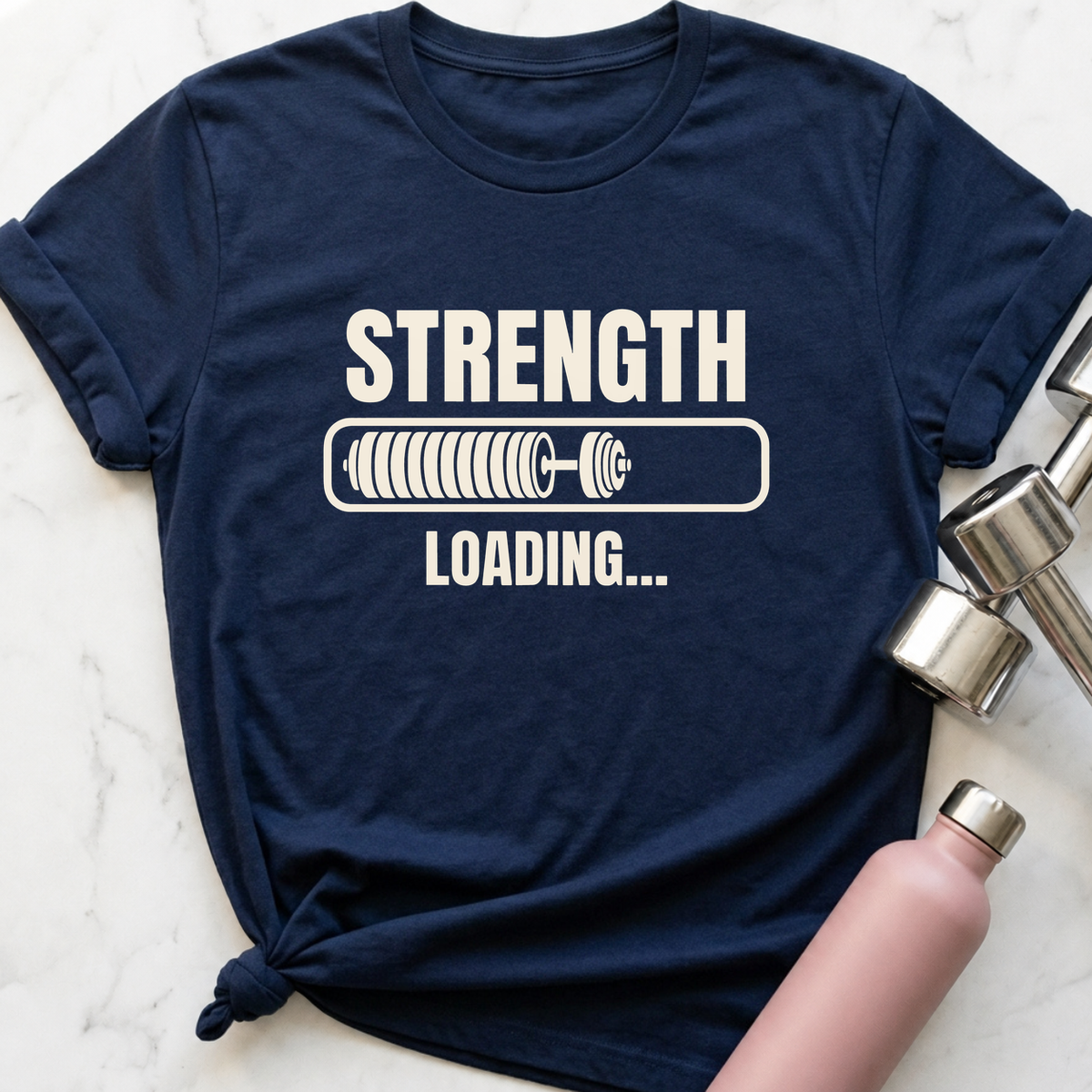 Strength Loading T-Shirt — Navy