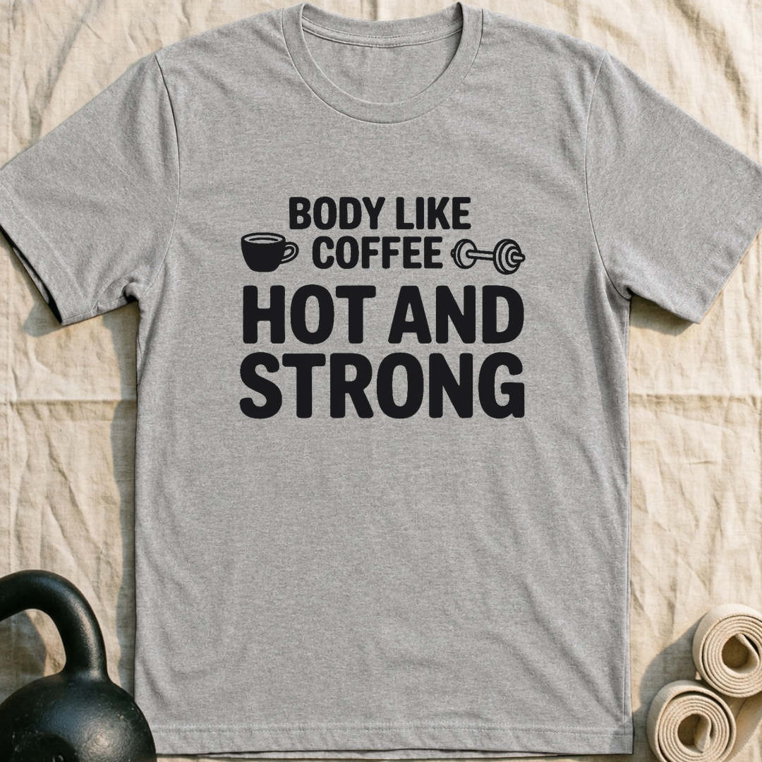 Body Like Coffee T-Shirt — Athletic Heather