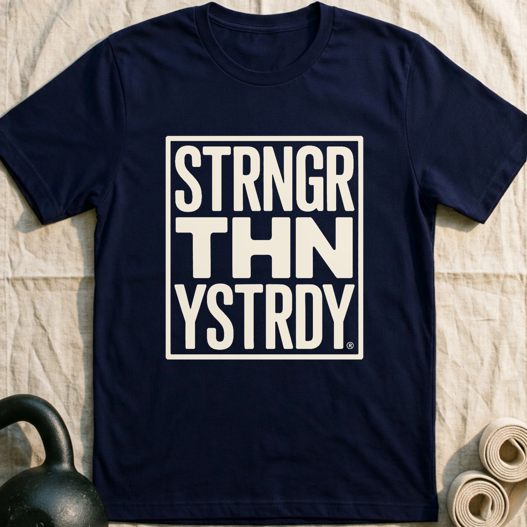Strnger Thn Ystrdy T-Shirt — Navy