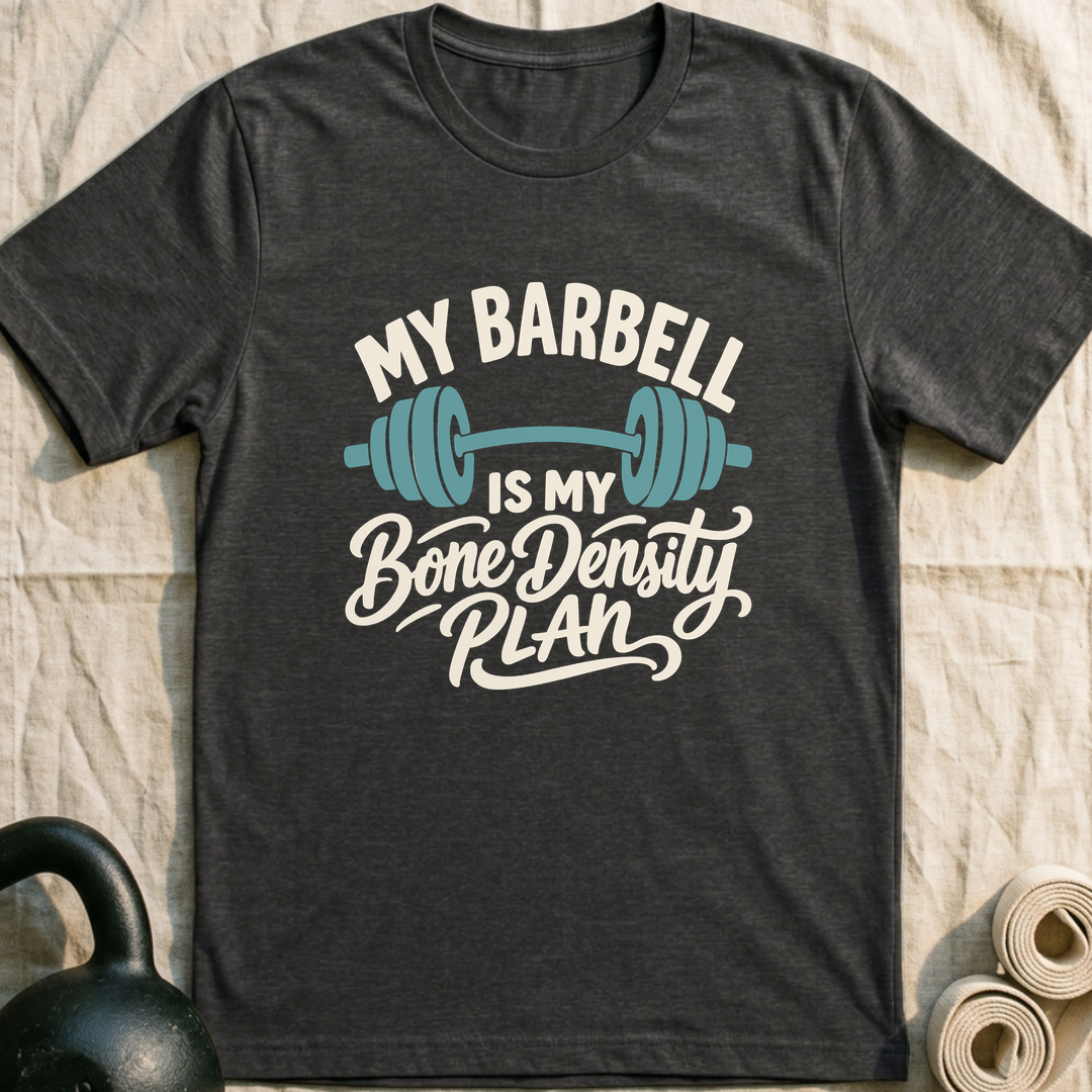 Bone Density Plan T-Shirt — Dark Grey Heather