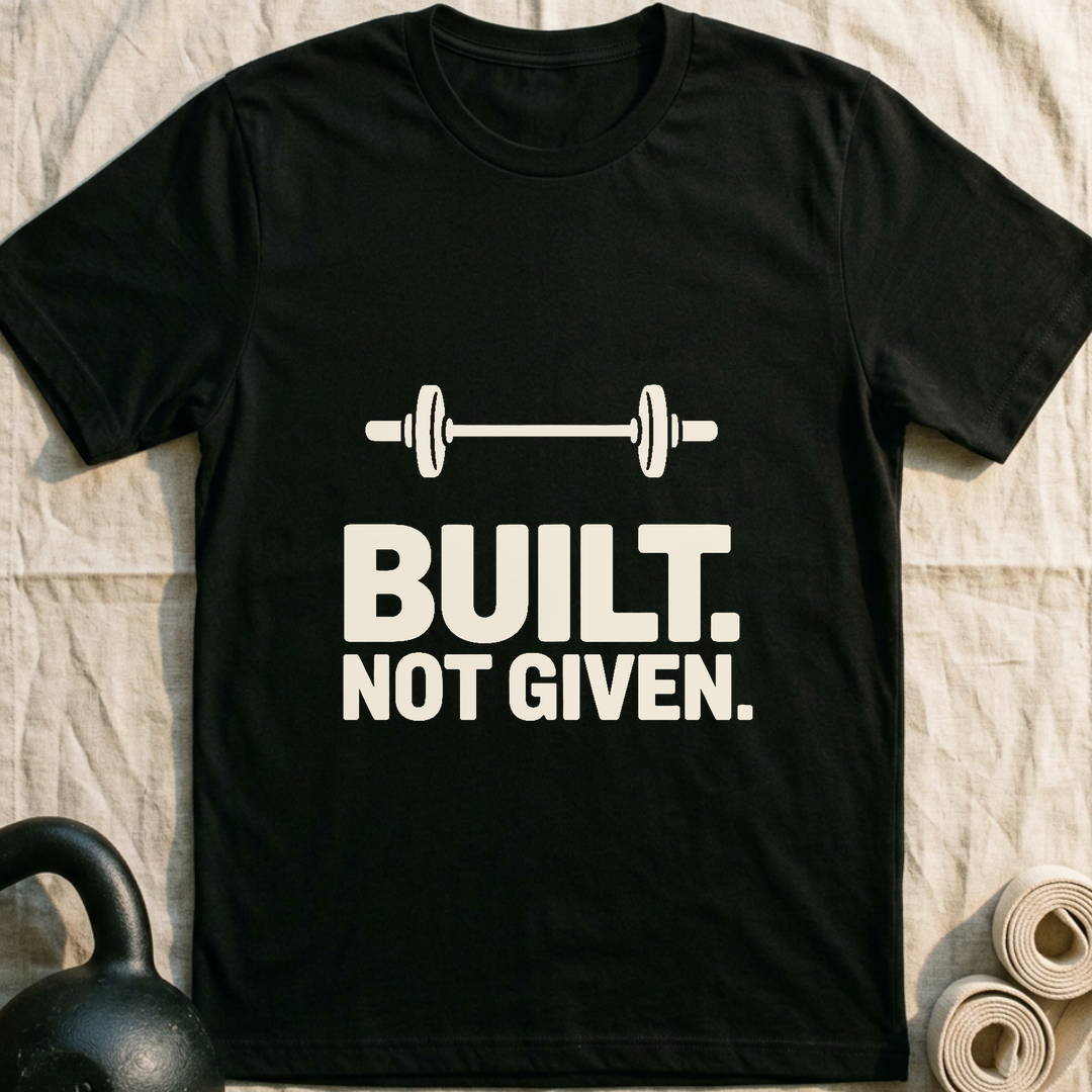 Built Not Given T-Shirt — Black