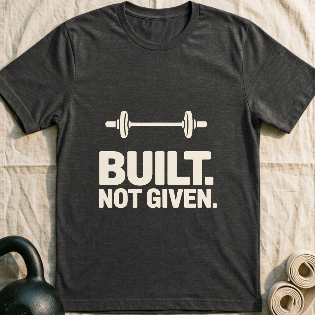 Built Not Given T-Shirt — Dark Grey Heather