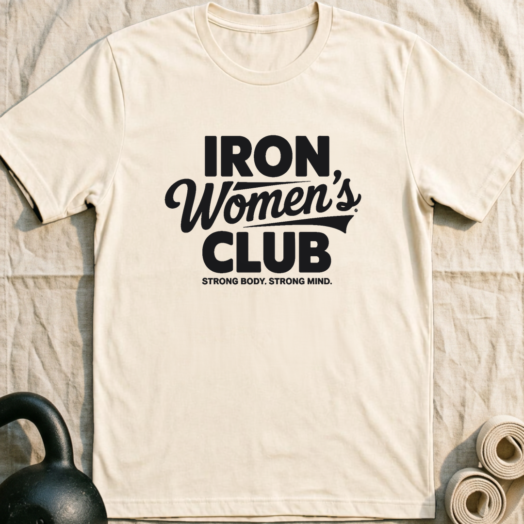 Iron Women's Club T-Shirt — Natural