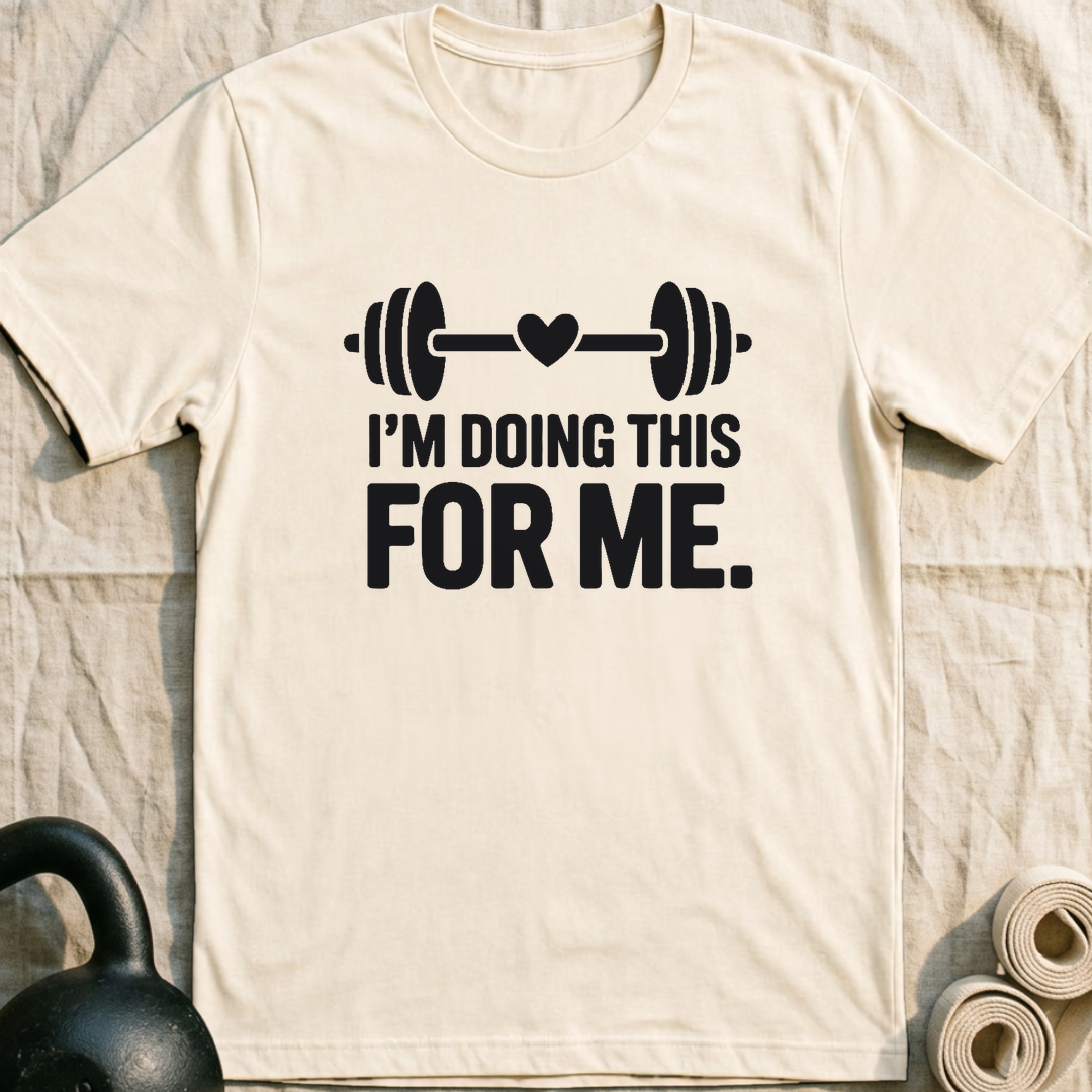 Doing This For Me T-Shirt — Natural