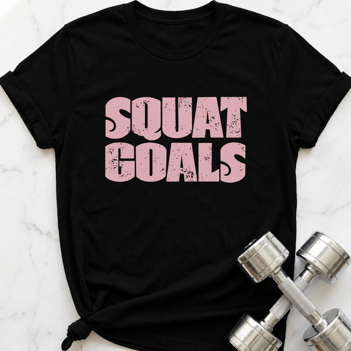 Squat Goals T-Shirt — Black