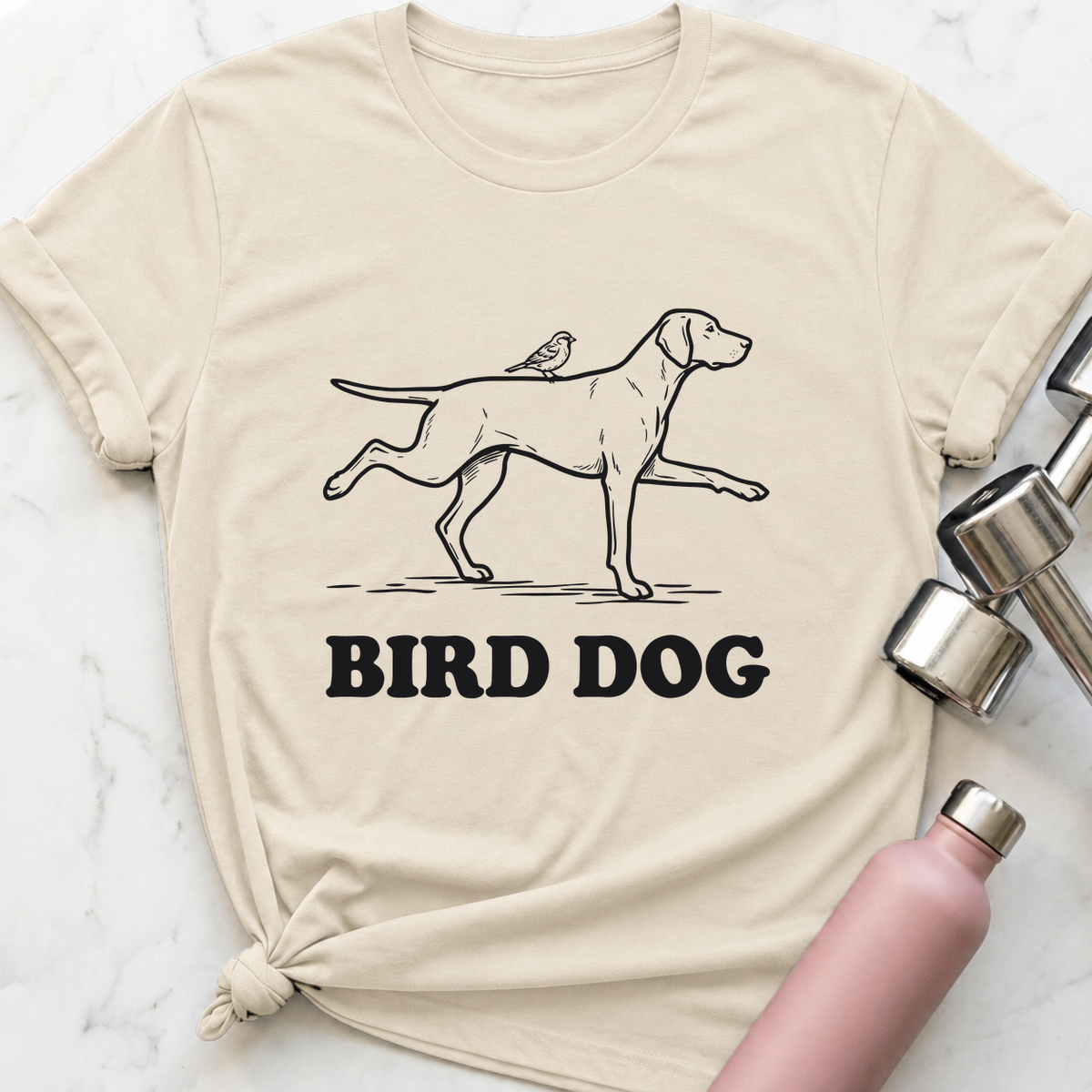 Bird Dog T-Shirt — Natural