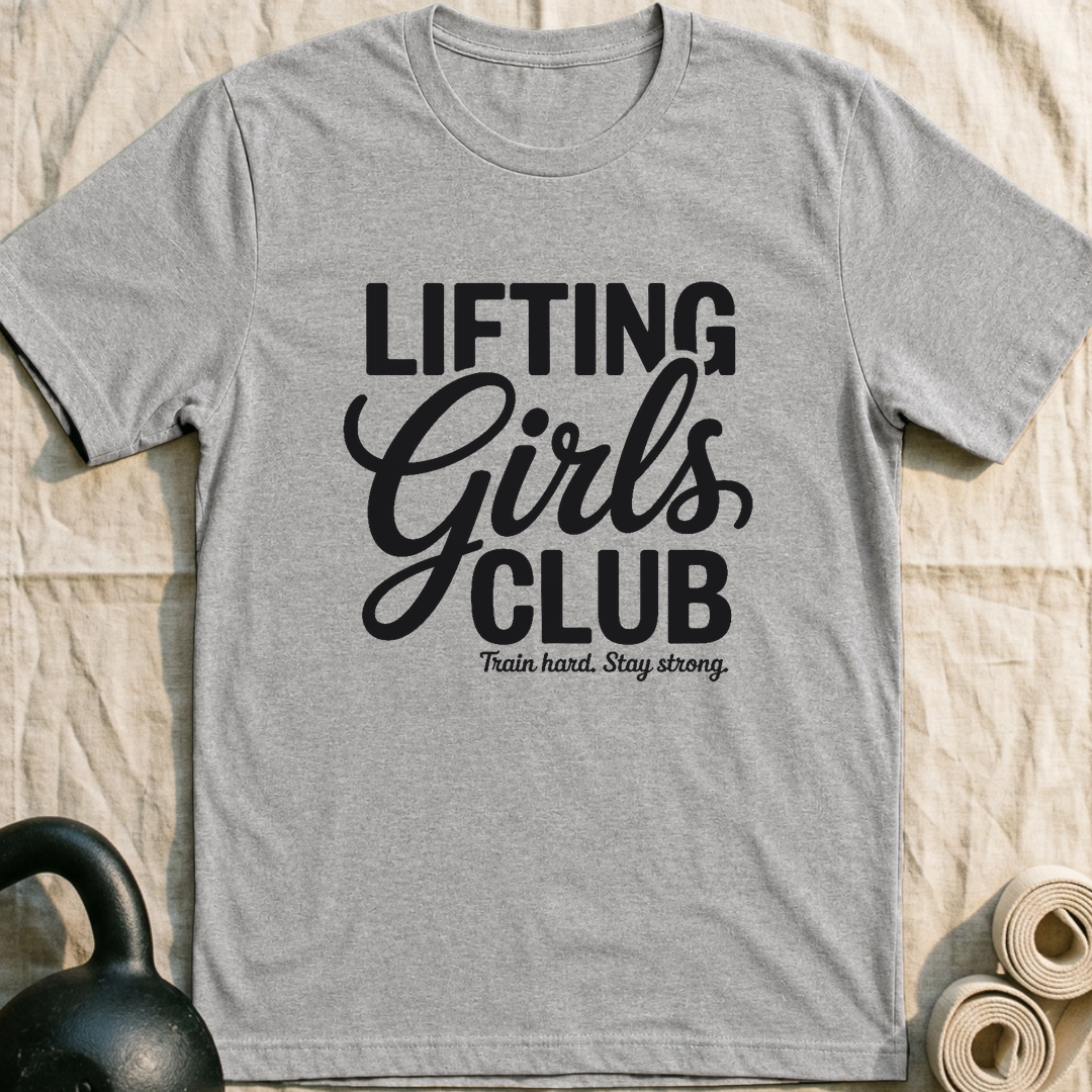 Lifting Girls Club T-Shirt — Athletic Heather