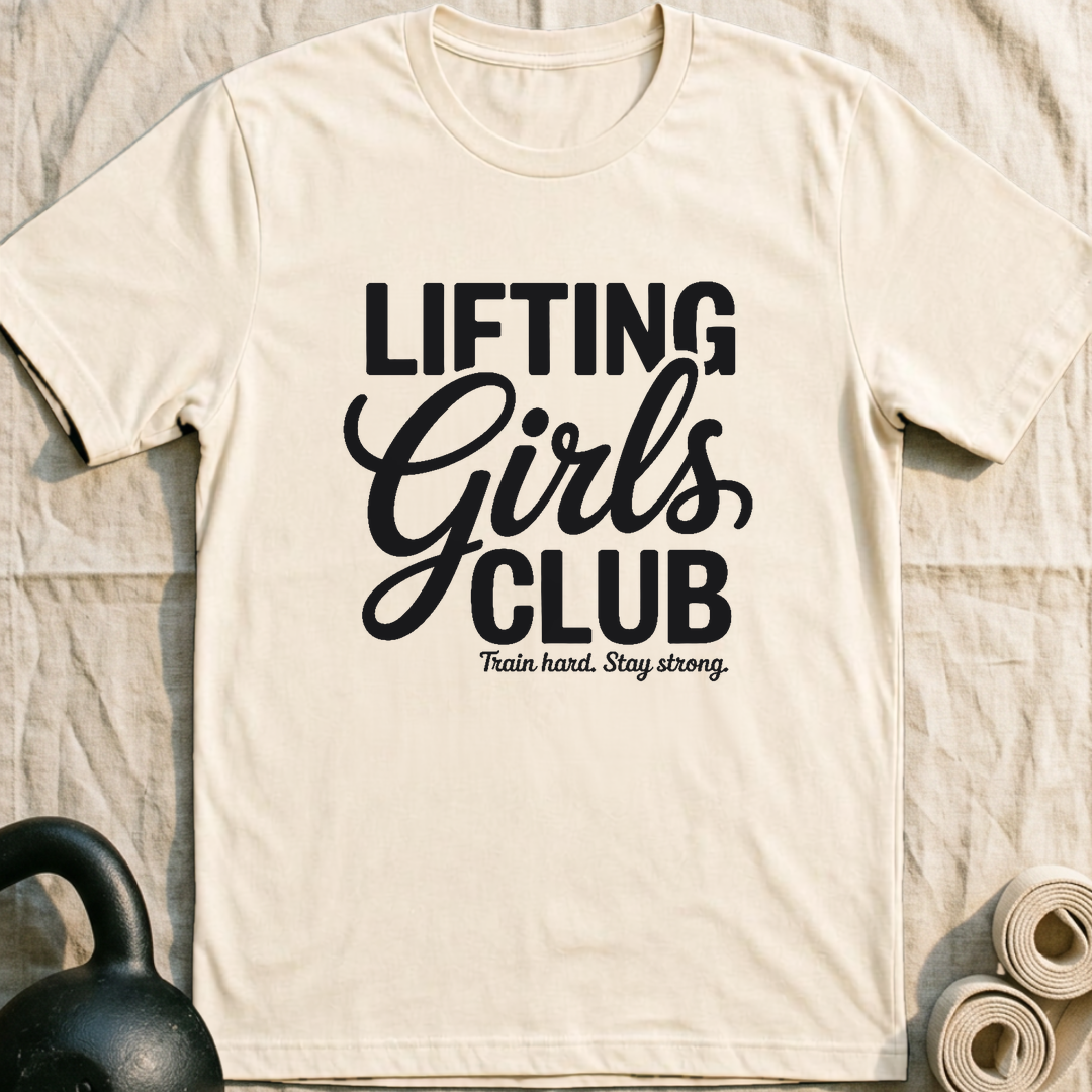 Lifting Girls Club T-Shirt — Natural