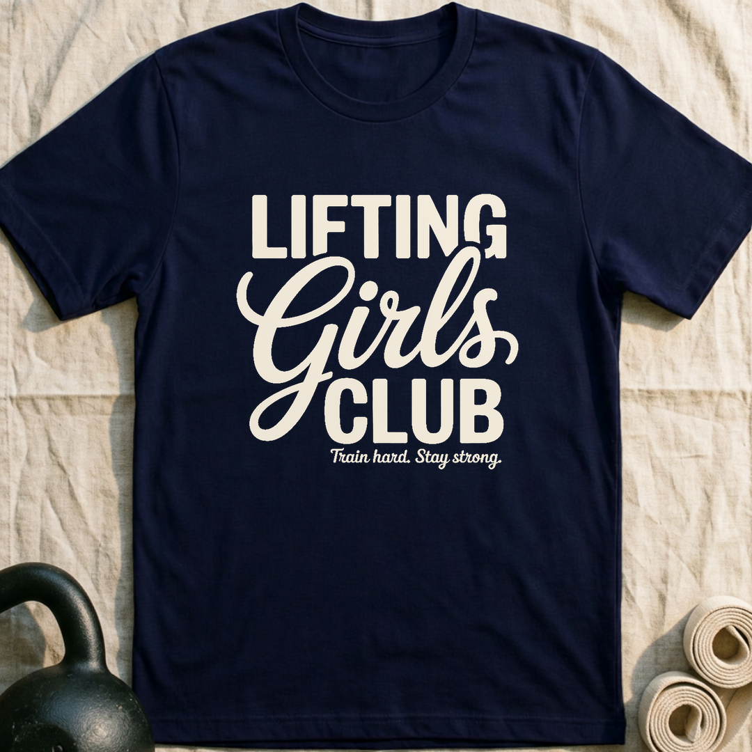 Lifting Girls Club T-Shirt — Navy