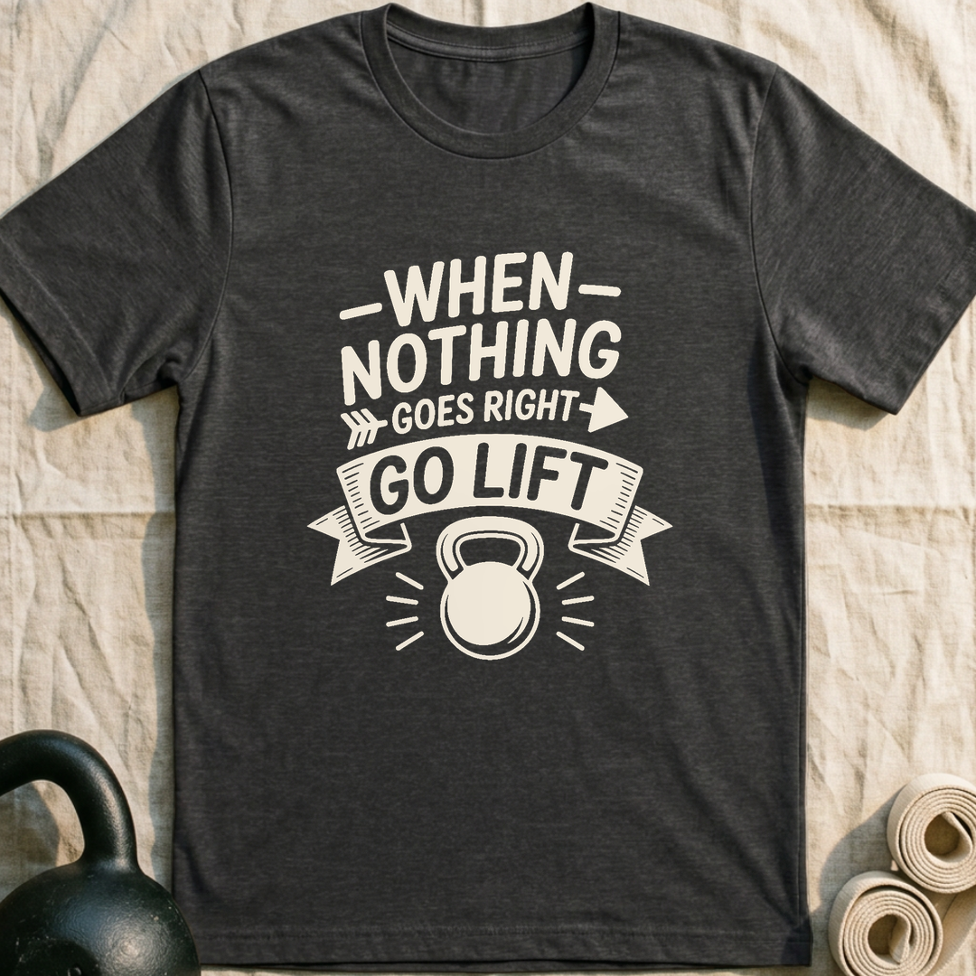 Go Lift T-Shirt — Dark Grey Heather