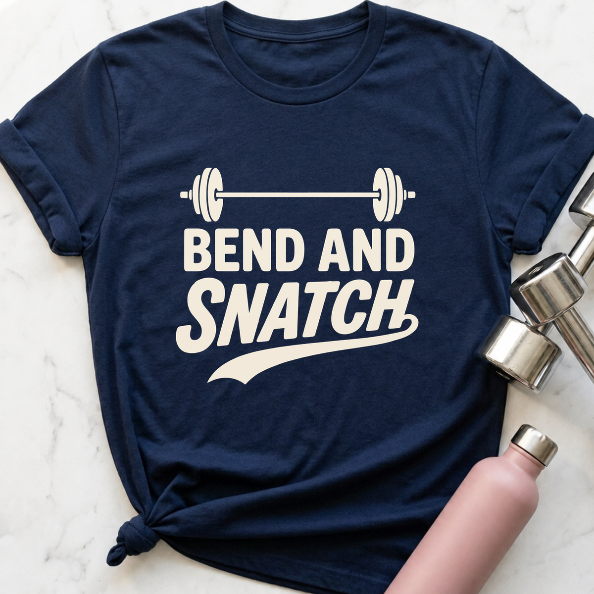 Bend And Snatch T-Shirt — Navy